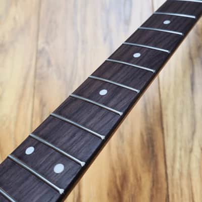 Telecaster Compatible Roasted Maple and Rosewood Vintage Guitar Neck – 21 Fret, Unfinished image 1