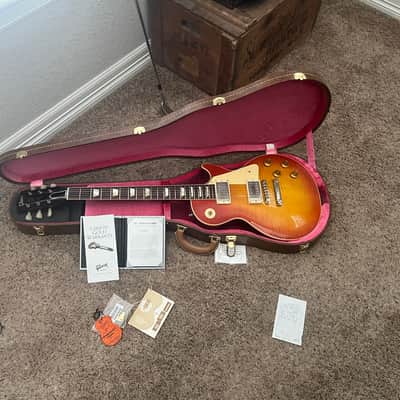 Gibson 60th Anniversary 1960 Les Paul Standard V2 VOS 2020 - Orange Lemon Fade image 5