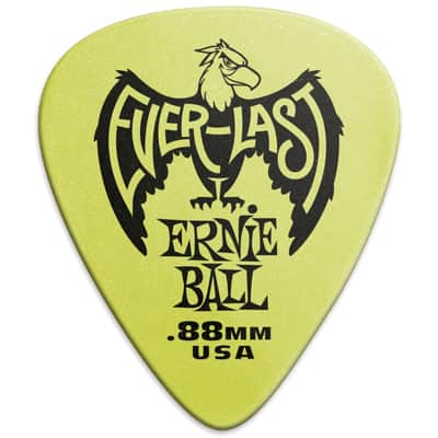 Ernie Ball Everlast Picks Green .88mm Bag Of 12 image 3