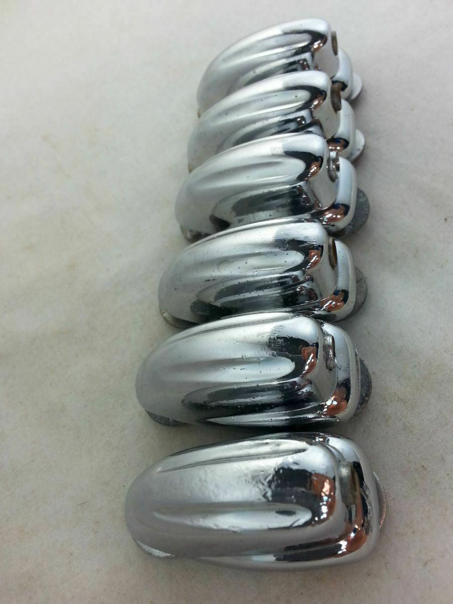 Slingerland 6x Sound King Tom Drum Lugs Chrome Big Hex Short Swivel Nut 60s VG — main photograph
