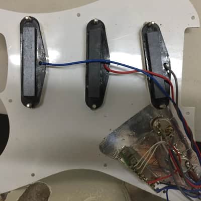 Unknown Loaded Strat Body 2020's - Silver image 15