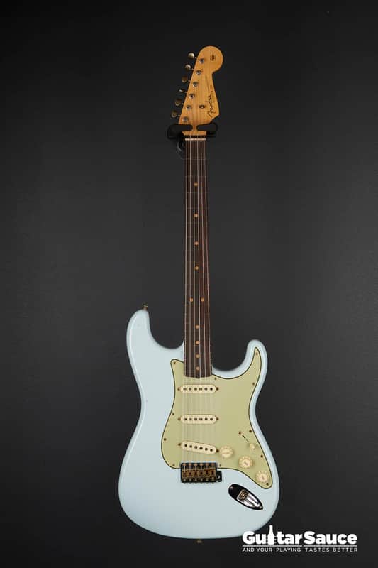 Fender Custom Shop 64 L-Series Stratocaster Journeyman Relic Faded Namm Limited Edition Custom Built 2024 - Sonic Blue (Cod.1884NG) image 1