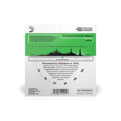 Ej18 Phosphor Bronze Acoustic Guitar Strings, Heavy, 14 59 image 2
