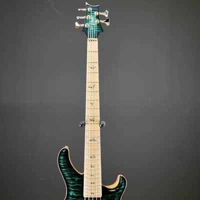 PRS Private Stock Gary Grainger 5 String Bass Teal Burst image 5