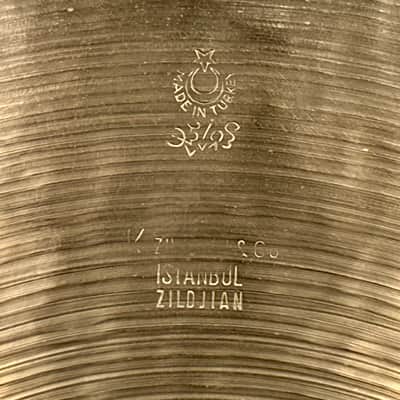 14" K Zildjian Istanbul 1960s-1970s New Stamp Hi-Hat Cymbal Pair 768g/934g *Video Demo* image 11
