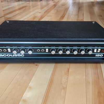 Vintage 70s Acoustic control Corp 150 Guitar Bass Head Amp image 10
