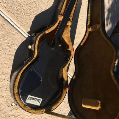 Yamaha SBG3000 SG 3000 Signed by Tito Jackson 1984 Black Sparkle Celebrity Owned image 6