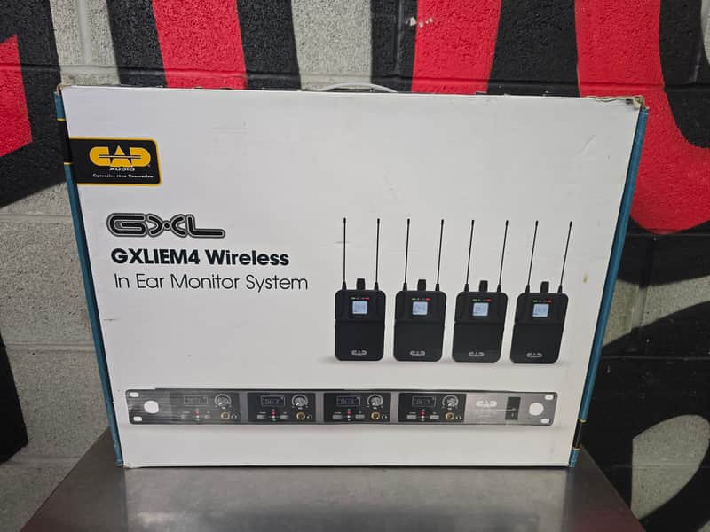 CAD GLXIEM4 Quad Mix wireless In Ear System image 1