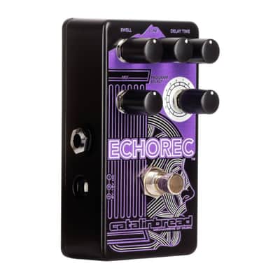 Catalinbread ECHOREC Multi-Head Delay Guitar Effects Pedal with Tone Knob, Swell Knob, and Arpeggio Chording (Purple) image 2