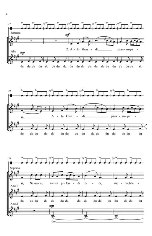 Bedu Pako Baramasa National Emerson Fred Bock Sa Arranger Meghan image 1