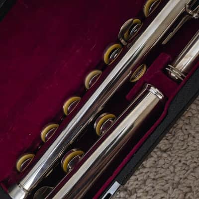 Muramatsu M-40 Tokyo Vintage Flute Silver Headjoint with Muramatsu Case 0KL6 image 7