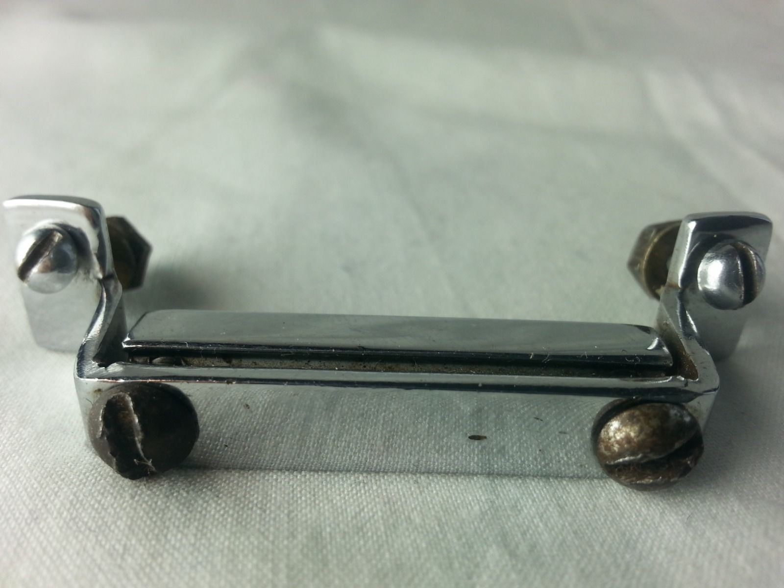 Gretsch Chrome Butt Plate 1 7/8" Snare Drum Part Vintage USA Broadkaster RB 50s - Very Good / 6.95/24.95 — main photograph