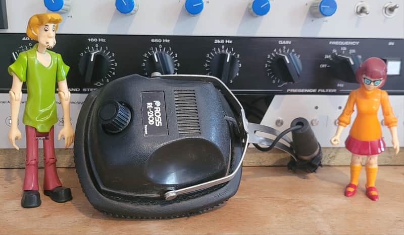 Vintage Dynamic Headphone Microphone image 1