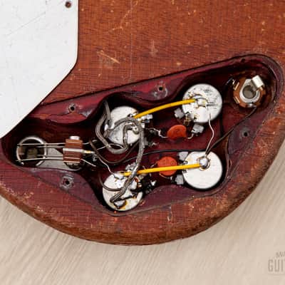 1962 Gibson Les Paul SG Standard Employee Guitar Cherry w/ Pat # Pickups, Sideways Vibrola, Case image 16