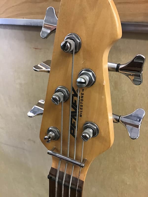 Peavey  Milestone 5-string bass Maroon image 1
