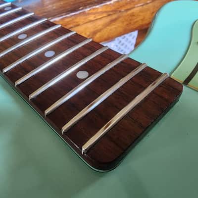 Danelectro U2 56 Reissue '90s w/mods - seafoam green image 11