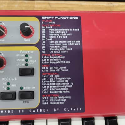 Nord Lead 2 49-Key 12-Voice Polyphonic Synthesizer - Red image 5