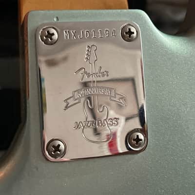 Fender 60th Anniversary Road Worn '60s Jazz Bass 2020 - Firemist Silver image 4