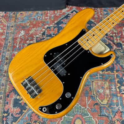 1978 Fender Precision Bass Natural Ash w/Hard Case image 2