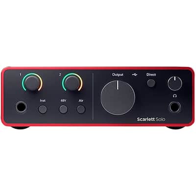 Focusrite Scarlett Solo 4th Gen USB-C Audio Interface image 2