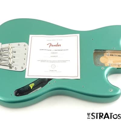 Fender American Professional Classic Mustang Bass BODY + HARDWARE Sherwood Green image 2