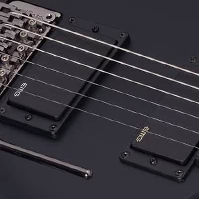 Schecter Tommy Victor Devil FR Electric Guitar - Satin Black (224) image 6