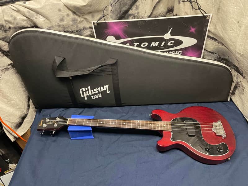 Gibson Lefty Left-Handed Les Paul Junior Tribute Double Cut DC 4-string Bass with Gig Bag 2022 image 1