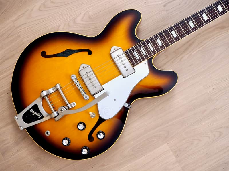 1998 Epiphone Elitist '64 Casino Sunburst Near Mint w/ Bigsby 1998 Epiphone Elitist '64 Casino Sunburst Near Mint w/ Bigsby