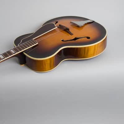 D'Angelico  Special Arch Top Acoustic Guitar (1947), ser. #1757, original brown hard shell case. image 7