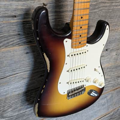 Used Fender Custom Shop 2022 Ltd Fat 50s Stratocaster - 2-Tone Sunburst w/OHSC image 4