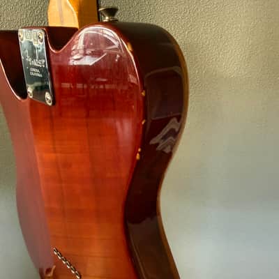 Fender American Select Carved Top Koa Telecaster 2012 - Sienna Edge Burst image 4