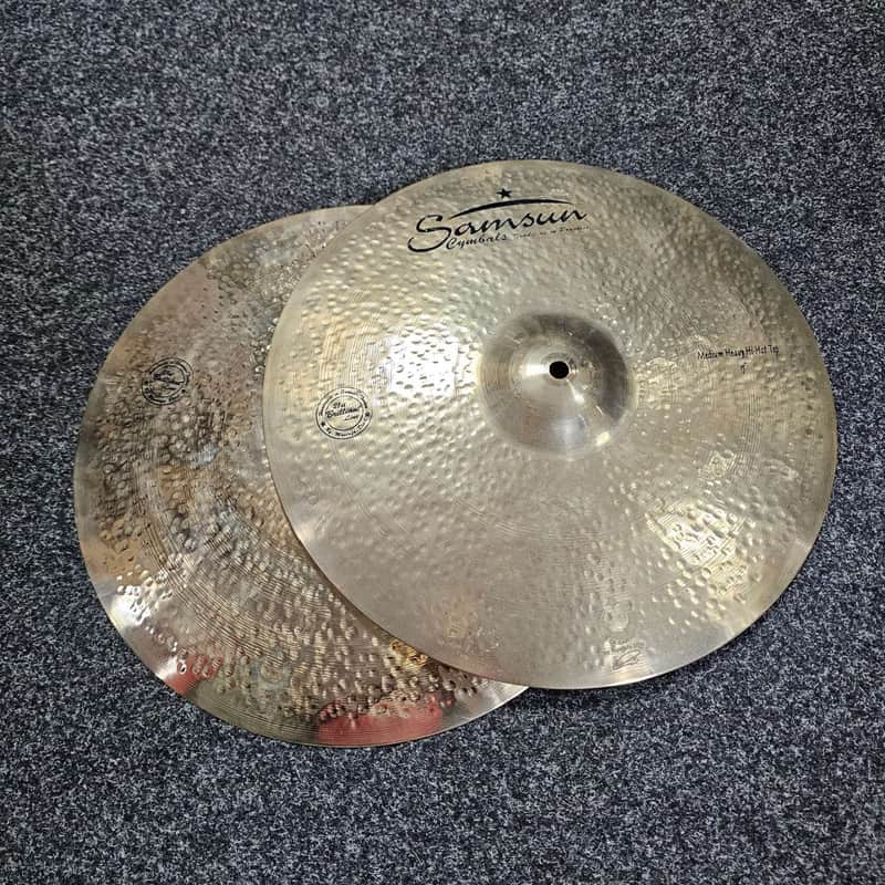 Hi-Hat Cymbals 15" Samsun 21st Series Medium Heavy USED! RK15H290526 image 1