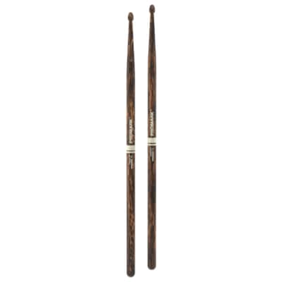 Promark Rebound 7A FireGrain Hickory Acorn Wood Tip Drumsticks image 2