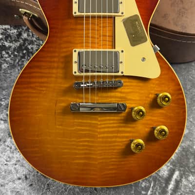 Gibson Historic Select 1959 Les Paul Reissue 2015 - New Orange Sunset Fade image 4