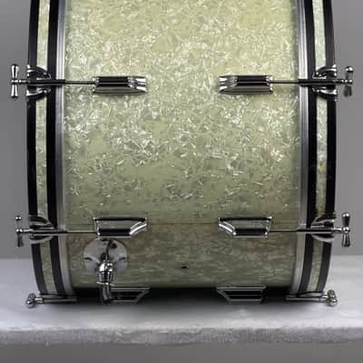 Rogers 20/12/14/16/5x14" Cleveland-Era Holiday Drum Set - White Marine Pearl image 6