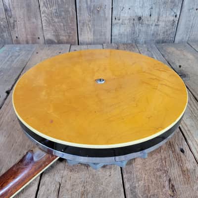 Framus Tenor 4 String Banjo 1960s w/ Chipboard Case image 14