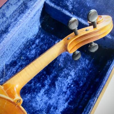 German Wolfgang Romer 4/4 Violin Joseph Guarnerius Markneukirchen Germany Circa-1930s-1940s-Light Brown Varnish image 13