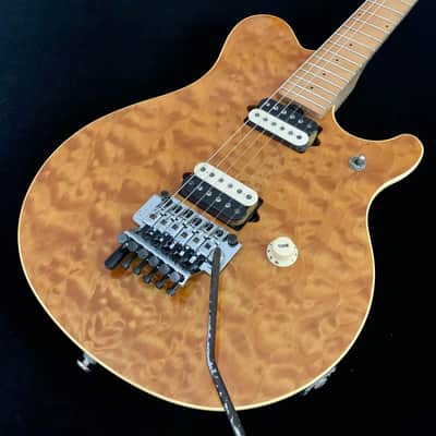 1997 Ernie Ball Music Man AXIS EX [EARLY Production MIJ Van Halen] Translucent GOLD Relic EVH D-Tuna image 10