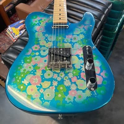 Fender TL-69 Telecaster MIJ 1983 - 2015 - Blue Flower image 2