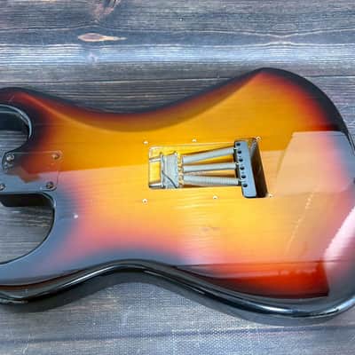 Fender Japan ST62 Stratocaster Body Sunburst with Original Bridge Made in Japan image 12
