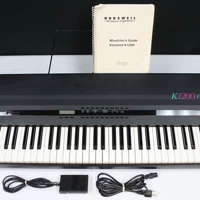 Vintage 1989 Kurzweil K1200 Professional Keyboard w/ Footswitch & Gig Bag #28810 image 1