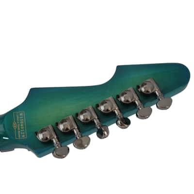 Schecter Blackjack SLS Avenger FR S (Sustainiac) in Aqua Burst image 9