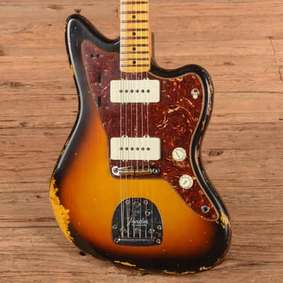 Fender WW10 '59 Reissue Jazzmaster Heavy Relic Aged 3-Color Sunburst 2022 image 2