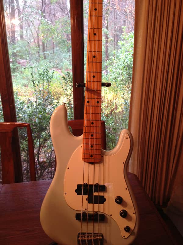 MusicMan bass guitar MusicMan Cutlass bass guitar with Made in Japan Getty Lee pickups image 1