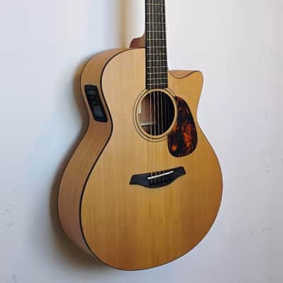 Furch Masters Choice Blue Plus Grand Auditorium Cutaway Guitar - MC Blue Plus Gc-CM SPE - Western Cedar Top - African Mahogany B&S - LR Baggs SPE Pickup - 2024 - Present - Open-Pore Finish - Furch Gig Bag image 3