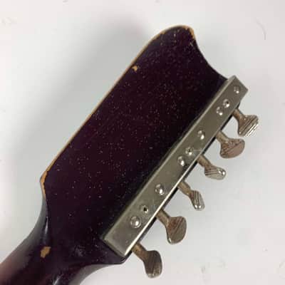 Silvertone 1457 with Case Amp W Tremelo 1964 - 1967 - Red Burst 2 pickup image 7