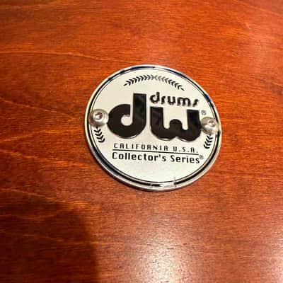 DW Collector's Maple VLT 18x22 Bass Drum in Satin Tobacco Burst with Gold Hardware (Rm 4) image 5