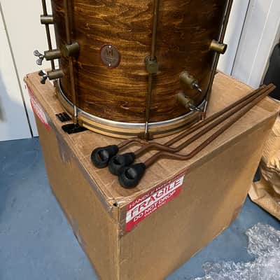 A&F Drum Co. Maple Field Shell Kit 24,13,16 - Whiskey Maple image 10