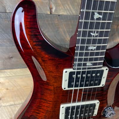 PRS Custom 24 Custom Color - Dark Amber Burst 342519 image 5