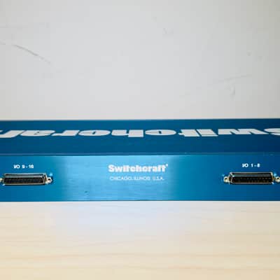 Switchcraft PT16FX2DB25 16-point XLR Female - DB25 Patchbay 2018 Blue image 2